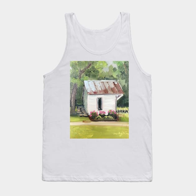 Smokehouse at Crook Peony Farm Tank Top by Susan1964